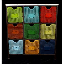 Vintage Style Metal Locker Room Dresser