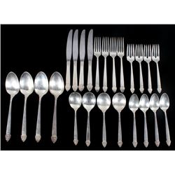 King Cedric Oneida Sterling Silverware Sets