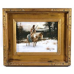 Lonely Sentinel by Howard Terpning Giclee Print