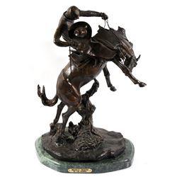 Rare Charlie Russell 'Bronco Twister' Bronze