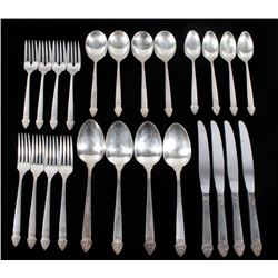 King Cedric Oneida Sterling Silverware Sets