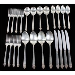 King Cedric Oneida Sterling Cutlery Sets