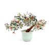 Image 1 : Hand Carved Chinese Apple Jade Juniper Tree