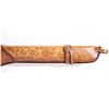 Image 8 : Rustic Western Tooled Leather Rifle Scabbard