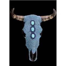 Turquoise Covered Steer Cow Skull