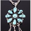 Image 7 : Navajo Morenci Turquoise & Silver Necklace