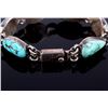 Image 8 : Navajo Kingman Turquoise Sterling Bracelet