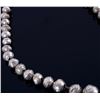 Image 5 : Navajo Graduated Silver Concho Bead Necklace 1920
