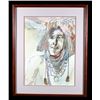 Image 1 : Original Sari Staggs Chief Water Color Painting