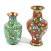 Image 2 : Chinese Cloisonne Bronze Enamel Vases