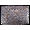 Image 1 : Navajo Old Pawn Sterling Belt Buckle c. 1920