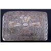 Image 7 : Navajo Old Pawn Sterling Belt Buckle c. 1920