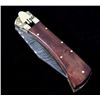 Image 8 : Geramn Lever Lock Damascus Switchblade Knife