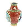 Image 8 : Pair of Chinese Cloisonne Bronze Enamel Vases