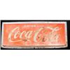 Image 1 : Early Drink Coca-Cola Advertising Sign 1930-1950's