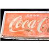 Image 2 : Early Drink Coca-Cola Advertising Sign 1930-1950's