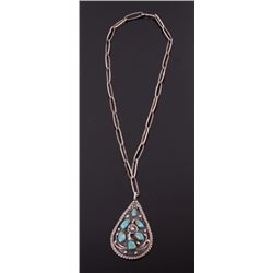 Navajo Kingman Turquoise Necklace