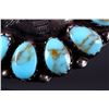 Image 9 : Navajo Old Pawn Silver Turquoise Bracelet c. 1920
