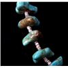 Image 8 : Navajo King's Manassa Turquoise & Heishe Necklace