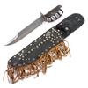 Image 1 : Liberty Knuckle Duster Knife with Leather Sheath