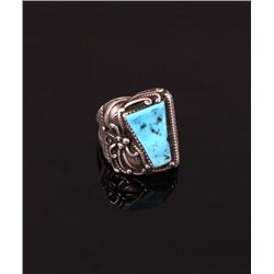 Navajo Sleeping Beauty Turquoise Ring