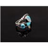Image 2 : Signed Navajo Sterling Silver Multi Stone Ring