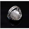 Image 8 : Signed Navajo Sterling Silver Multi Stone Ring