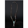 Image 1 : Sterling Silver Bear Claw & Turquoise Necklace