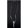 Image 2 : Sterling Silver Bear Claw & Turquoise Necklace
