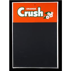 Orange Crush Chalkboard Menu