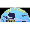 Image 2 : Atlantic Gasoline Round Sheet Metal Sign