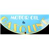 Image 9 : Atlantic Gasoline Round Sheet Metal Sign