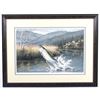 Image 2 : Limited Edition Maynard Reece Titled Leaping Trout