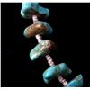 Image 8 : Navajo King's Manassa Turquoise & Heishe Necklace
