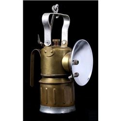 Justrite Miner Carbide Brass Lamp