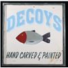 Image 1 : Hand Painted Fishing Decoy Advertising Sign