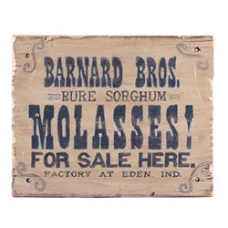 Barnard Bros. Molasses Advertising Sign