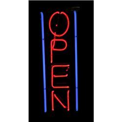 Neon Open Advertising Sign