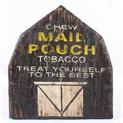 Hand Painted Mail Pouch Tobacco Advertising Sign