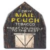 Image 2 : Hand Painted Mail Pouch Tobacco Advertising Sign