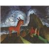 Image 1 : Colin Middleton MBE RHA (1910-1983) DONKEY IN A W