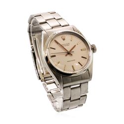 Rolex Men's Oyster Wristwatch - Stainless Steel