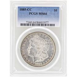 1885-CC $1 Morgan Silver Dollar Coin PCGS MS64