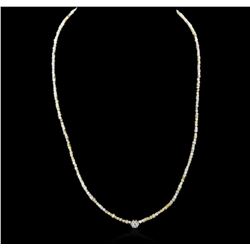 14KT Yellow Gold 21.46 ctw Rough Diamond Necklace