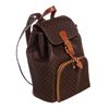 Image 2 : Celine Brown Macadam Canvas Leather Trim Medium Backpack