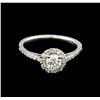 Image 2 : 0.43 ctw Diamond and Diamond Ring - 14KT White Gold