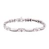 Image 1 : 2.05 ctw Diamond Bracelet - 14KT White Gold