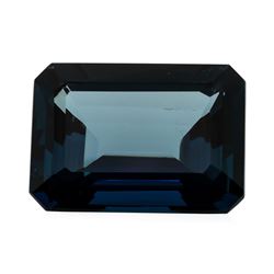 36.17 ct. Natural Emerald Cut London Blue Topaz