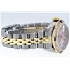 Image 5 : Rolex Ladies 2 Tone 14K Pink MOP Diamond & Sapphire String Datejust Wristwatch