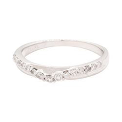 0.3 ctw Diamond Ring - 14KT White Gold